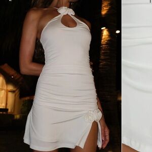 NWT Adeline rose halter mini dress from Meshki